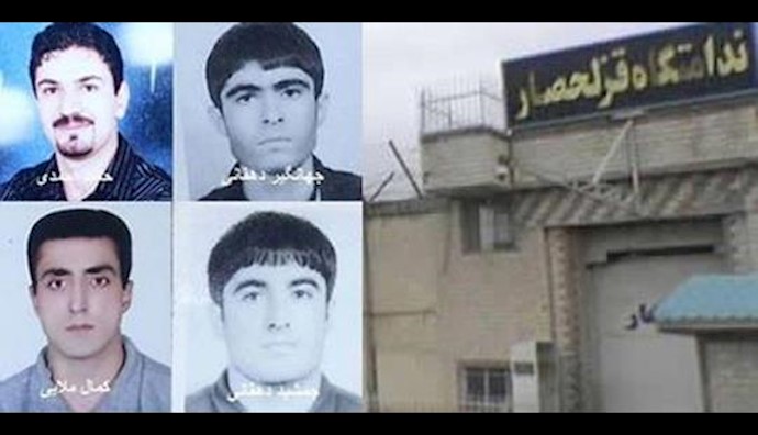 'Four Sunni Kurdish political prisoners in Iran on hunger strike in Ghezel Hesar Prison of Karaj, west of Tehran'