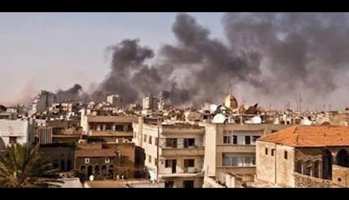  'Aerial bombings in Aleppo'