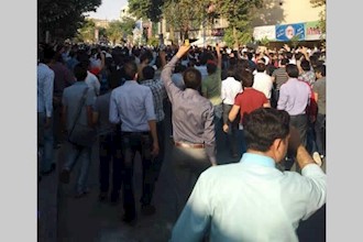 Iran – Tabriz youths rallying in support of Lake Urumieh clash with regime police – 10 June 2013