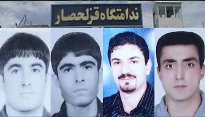  'Four Sunni political prisoners in Ghezel Hesar Prison in Karaj, west of Tehran'