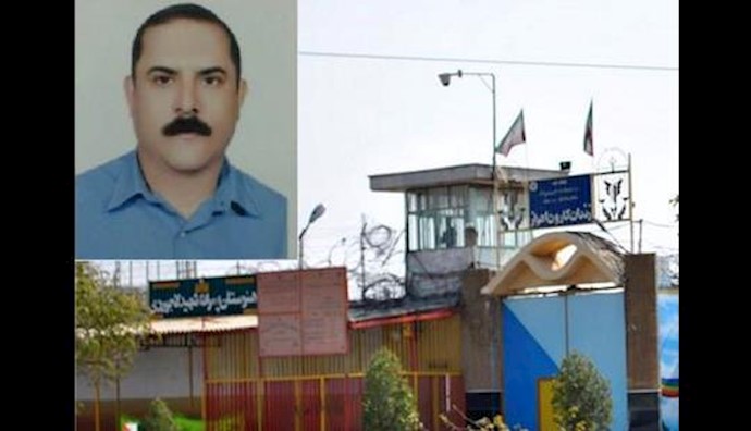  'Jaber Sakhravi in Karoun Prison of Ahvaz, southwestern Iran'