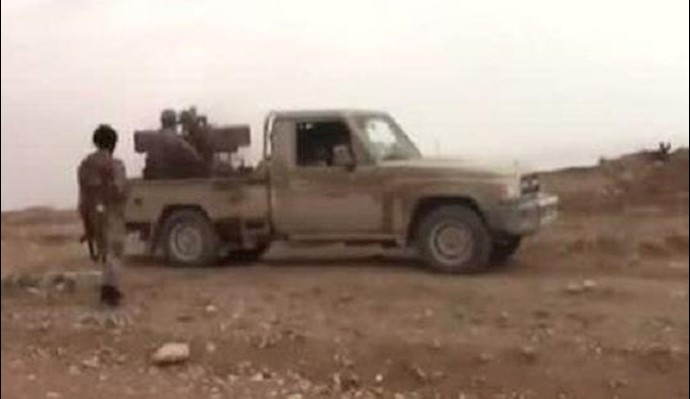  'Syrian rebels in action'