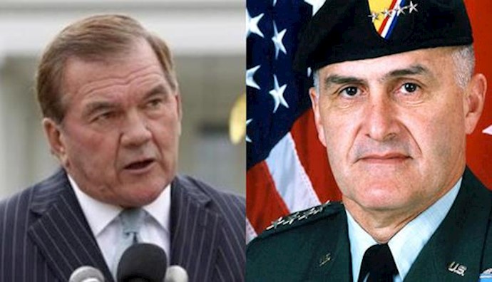  'Tom Ridge and Hugh Shelton'