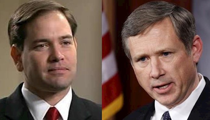  'Senators Marco Rubio and Mark Kirk'