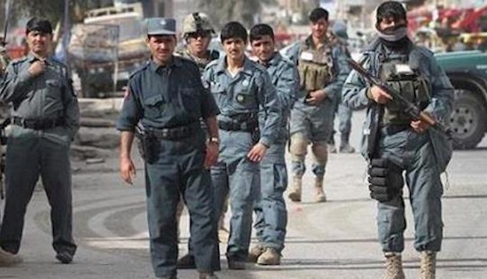  'Afghan security forces at the scene after the Kabul explosion'
