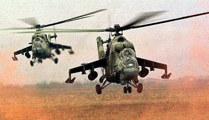  'Assad helicopter gunships'