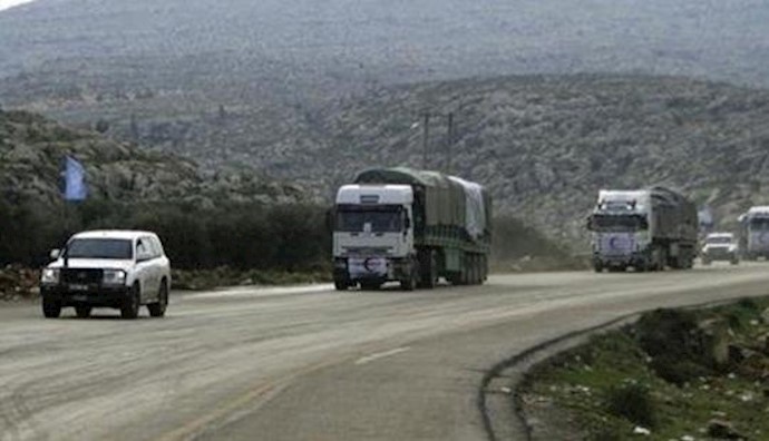 UN says first aid convoy enters Syria without government consent
