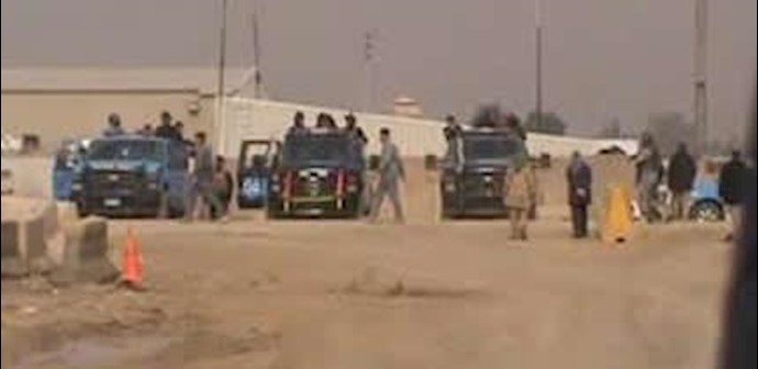  'Anti-human pressures on Camp Liberty residence '