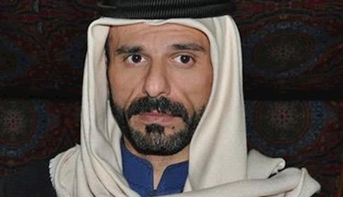  'Sheikh Ali Hatam Suleiman, emir of the Iraq Doleim tribe'