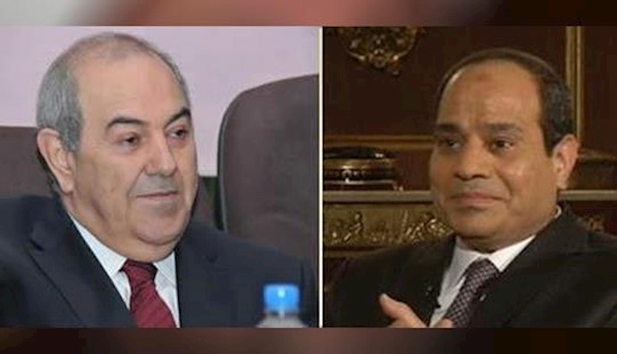 Ayad Allawi meets with Abdul Fattah al-Sisi in Cairo