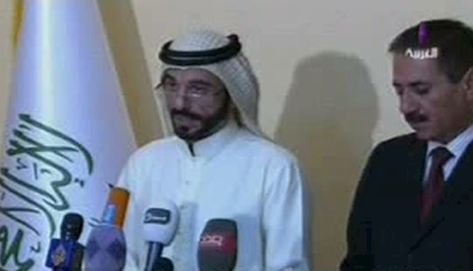  'Press conference by Sheikh Ali Hatam'