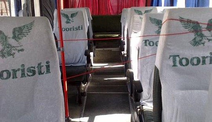  'Even busses are separated in two sections in Iran'