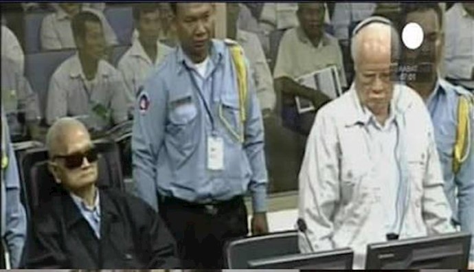  'Court hearings of two senior Khmer Rouge officials'