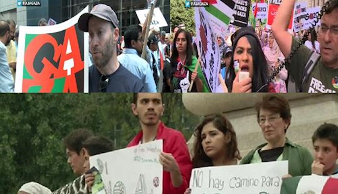  'Widespread rallies across the globe in support of Gaza residents'