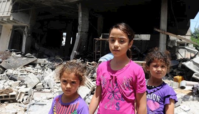  'Gaza children in desperate need of humanitarian aid'