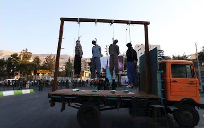 Iran – (Graphic photos): Four hanged in public in Shiraz
