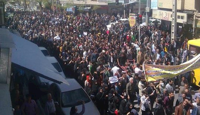 Growing number of protests across Iran