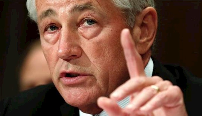  'US Defense Secretary Chuck Hagel'