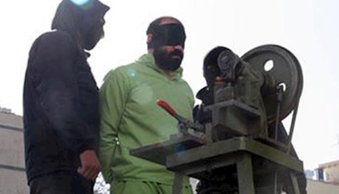  'Specific device built by Iranian regime to amputate hands'