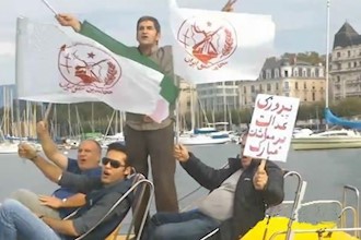 Iranian Diaspora celebrating recent Resistance legal victory in France