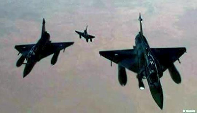  'French Rafael jets taking part in coalition attacks against ISIS in Iraq'