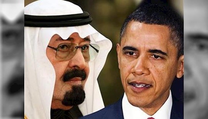  'Saudi King Abdullah and US President Barack Obama'