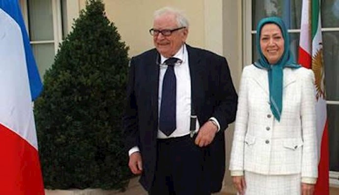 Mrs. Maryam Rajavi meets Henry Leclerc famous French lawyer at NCRI office – Paris