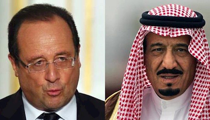  'Saudi Crown Prince Amir Salman bin Abdul-Aziz - French President Francois Hollande'