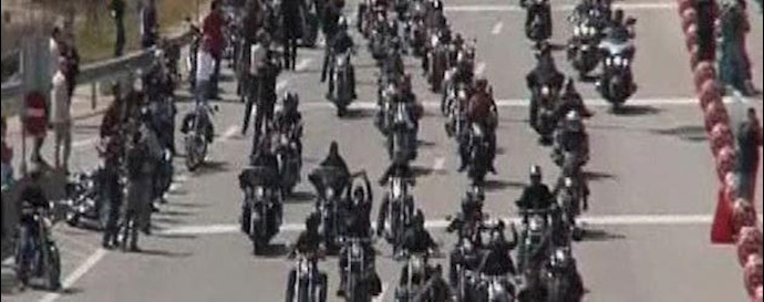Tehran youth motorcycle riders clash with police