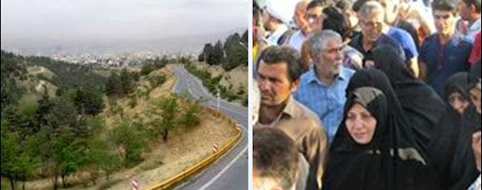 Tehran- Teachers’ protest gathering