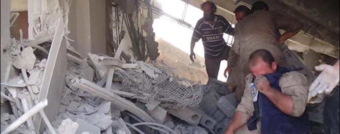  'Devastation after Russian airstrikes'