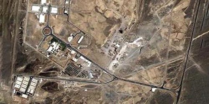  'Satellite view of Natanz enrichment site in Iran'