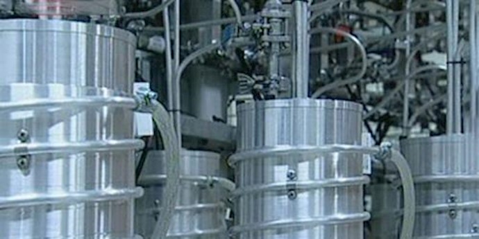  'An image of centrifuges at Irans Nantanz nuclear site'