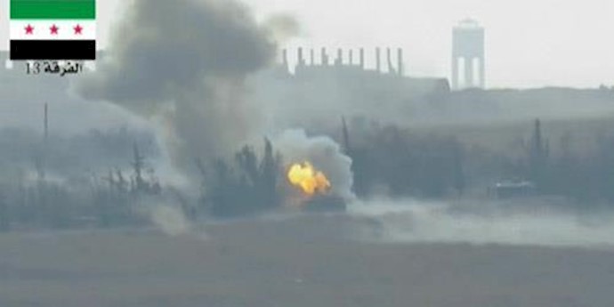 Free Syrian Army fighters knocked out 18 Assad tanks