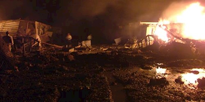  'Missile attack on Camp LIberty, near Baghdad intl airport '