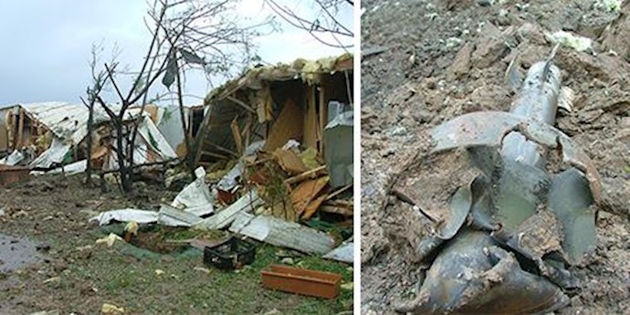  'The inhanced Katyusha missiles that hit Camp Liberty, Oct. 29, 2015'
