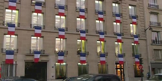 French Flags Flies at every French house or business