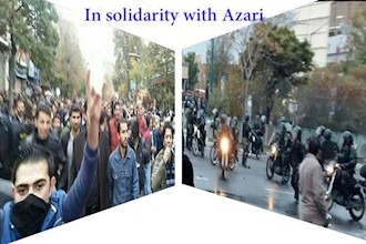 Azeri compatriots rally in various parts of the country to protest the mullah’s regime of Iran