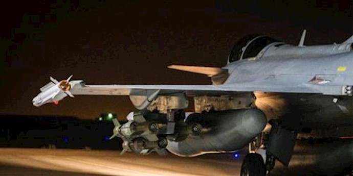  'A French Rafale fighter jet at a base in the United Arab Emirates to bomb Syrias Raqa, on November 17, 2015'