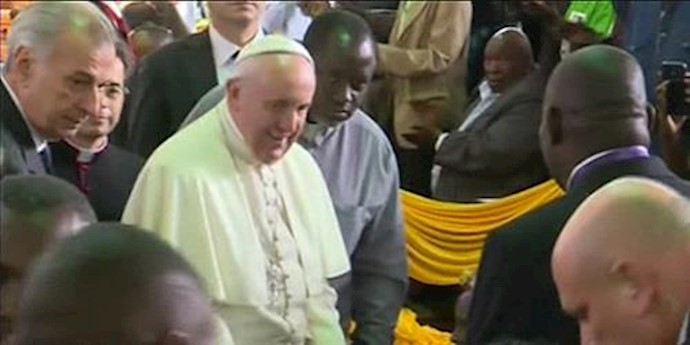 Pope Francois is in Kenya as part of his African visit