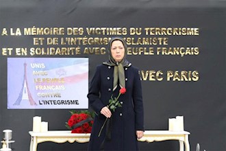 The NCRI held a memorial in Paris, for the victims of the terrorist attack by Islamic fundamentalists