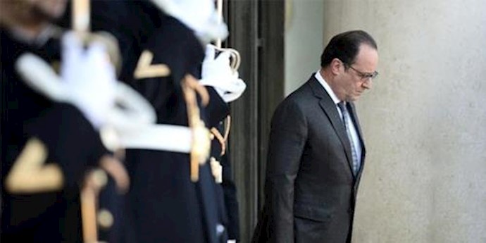  'French President Francois Hollande, pictured on November 15, 2015 at the Elysee Presidential Palace in Paris'