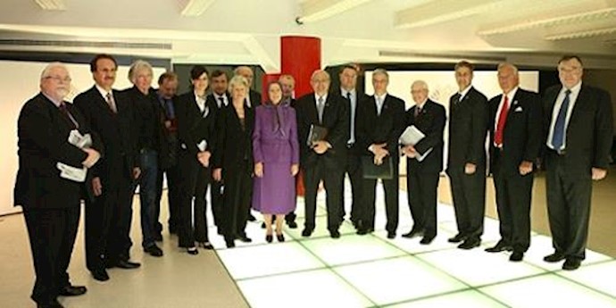  'Maryam Rajavi appearing among international dignitaries honors the memory of André Glucksmann'