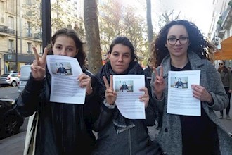 Parisians express support and solidarity with Iranian Resistance