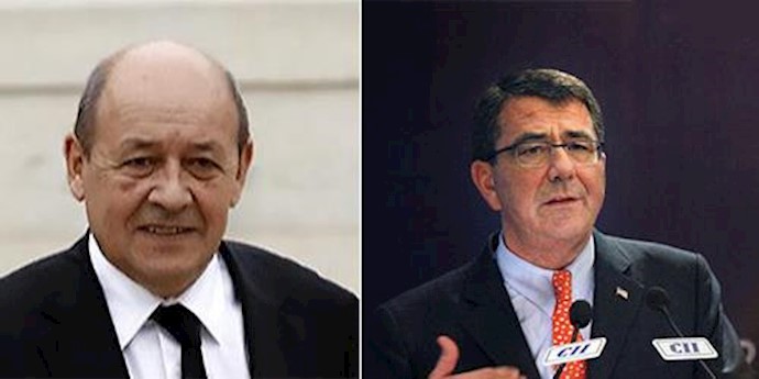 Carter, French Defense Minister discuss campaign against ISIL