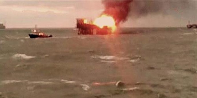 Azerbaijan continues search for missing oil rig workers