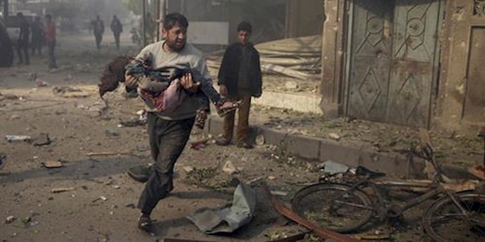 Syrian regime raids near Damascus kill 35 civilians