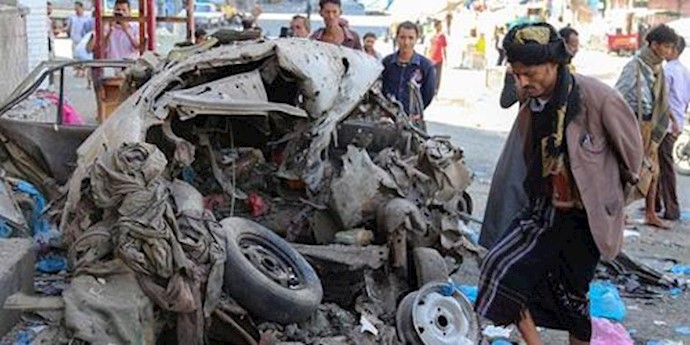  'Damages following clash between Shiite Houthi rebels and fighters from the Popular Resistance Committees'