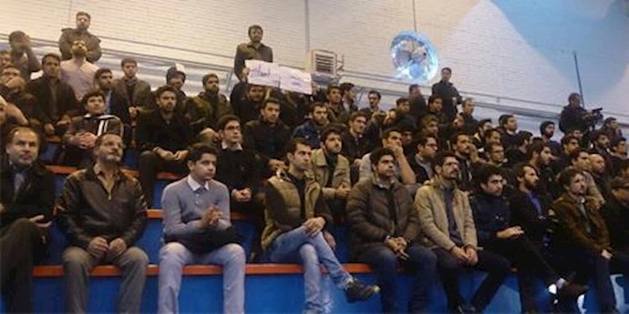 Student protest in Qazvin