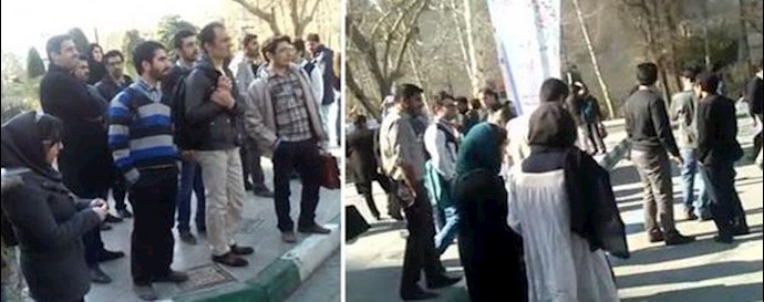 Tehran University students protest against suppression in universities